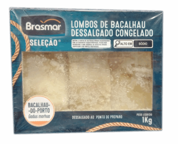 Lombo Bacalhau Gadus Mohua 1kg