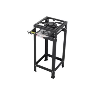 Aluguel de Fogão Industrial 1 Boca Queimador Duplo 30x30 Cristal Aço